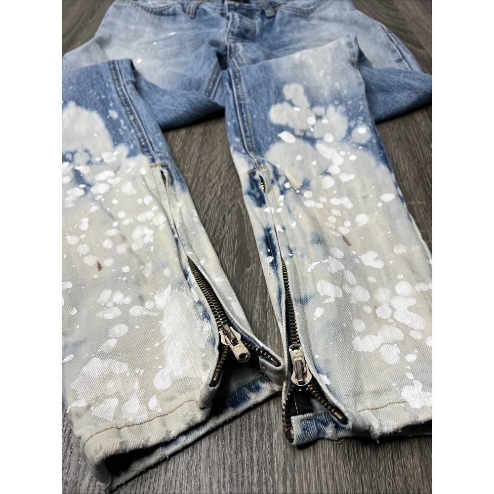 Fear Of God Fifth Collection Selvedge Painters Paint Splatter Jeans Sz 29 - Picture 3 of 16